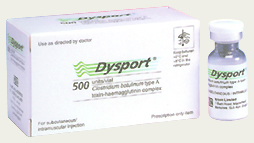 肉毒桿菌素注射劑：Dysport 麗舒妥
